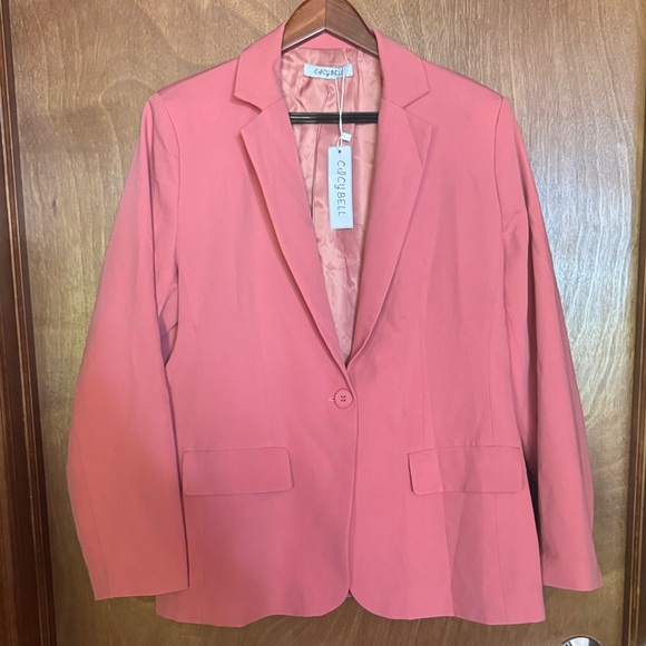 NWT Cicy Bell Coral Blazer - Picture 1 of 6
